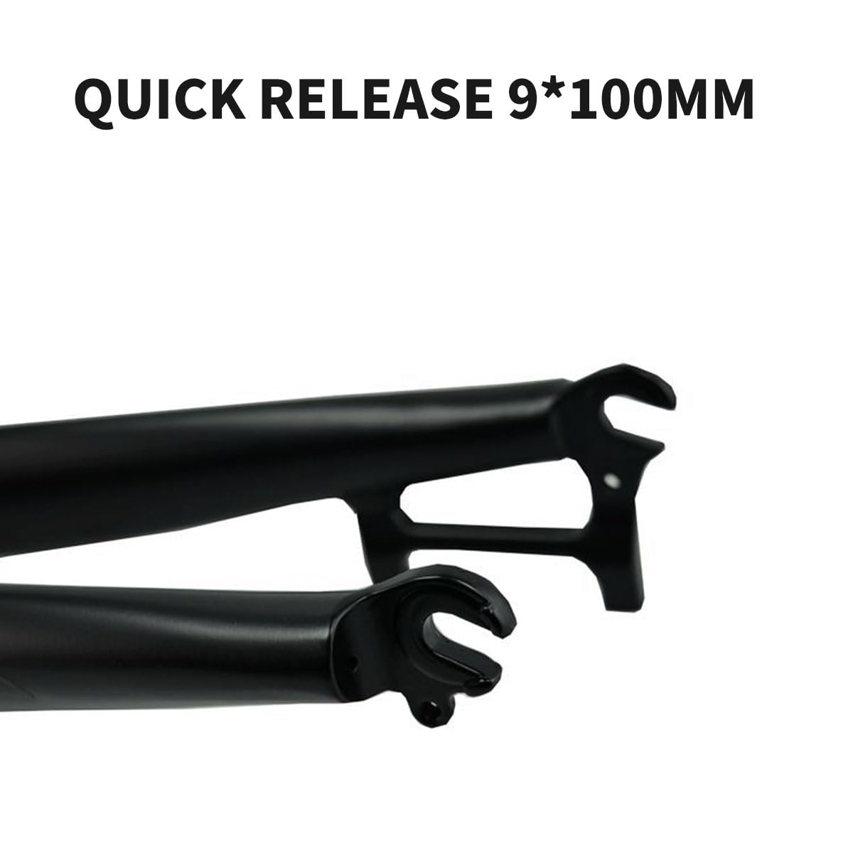 Forcella Ammortizzata per Mountain Bike 700C/26/27.5/29" Forcella Rigida per Bici da Strada con Tubo Dritto da 1-1/8" in Lega di Alluminio Forcella Anteriore per Bici da Strada QR