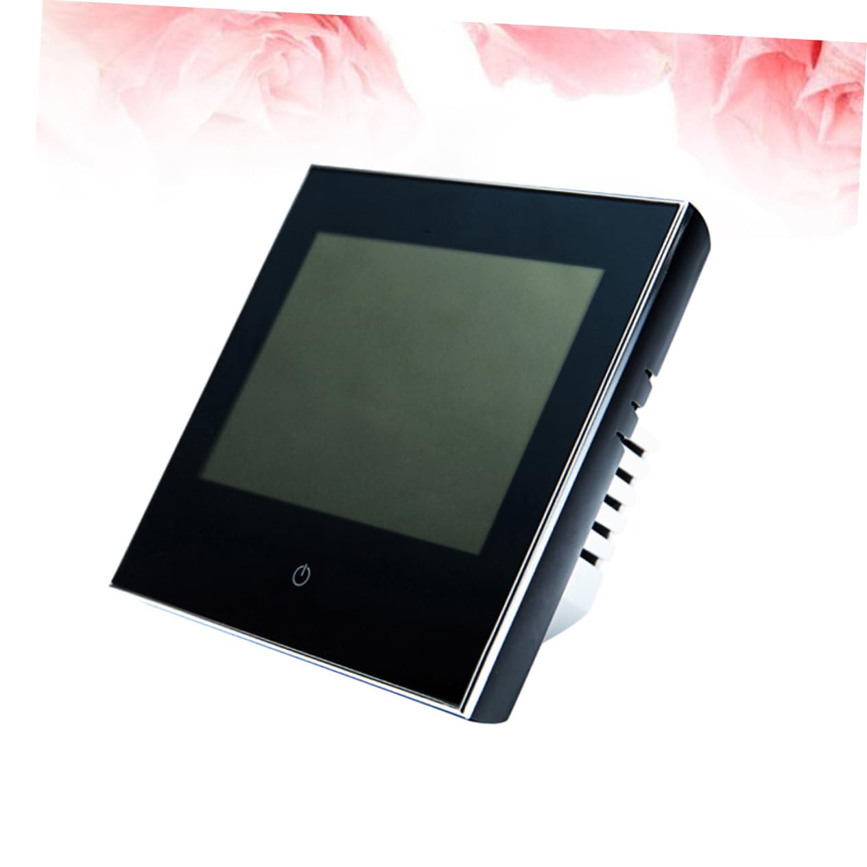 LIFKOME 1 pezzo Termostato Digitale Programmabile per Caldaia Gas Precisione Riscaldamento con Pulsanti Touch Programmazione Settimanale Nero e