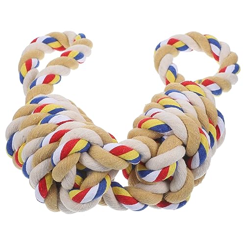 HOLIDYOYO Large Dog Rope Chew for Interactive Tug of War for Teeth Cleaning and Relief and