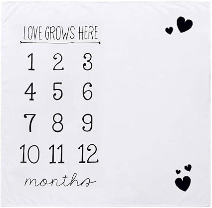 Amazon ベビー撮影シーツ 寝相アート 月齢フォト撮影背景