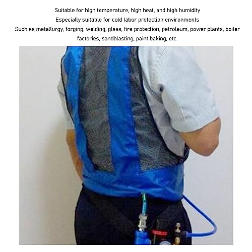TOPINCN Air Conditioner Waistcoat Tube, Ice Cooling Vest Tube Welding Steel Cooling Vest Tube Air Conditioning Vest Clothing Tube with Refrigerator Belt3