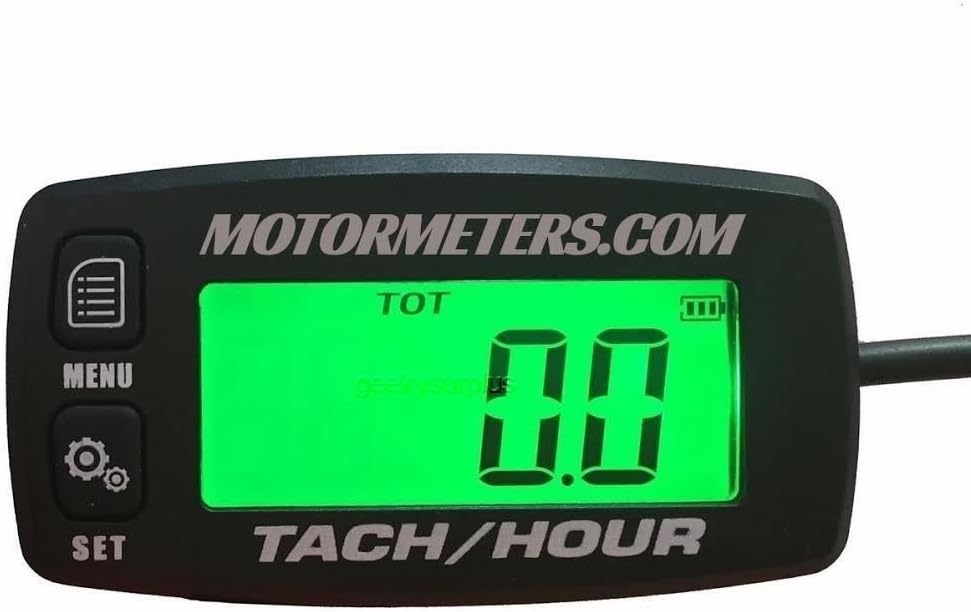 Digital Back-light Hour Meter / Tachometer - Water Proof