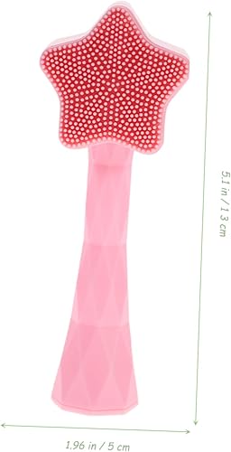 Miniatura 2 de Cepillo limpiador facial para piel, cepillo de limpieza facial en forma de estrella, cepillo facial manual de doble cara, cepillo de masaje