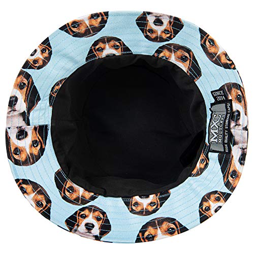 Chapéu Bucket Hat MXC BRASIL Love Dogs Dog Cachorro Tamanho:Único;Cor:Azul