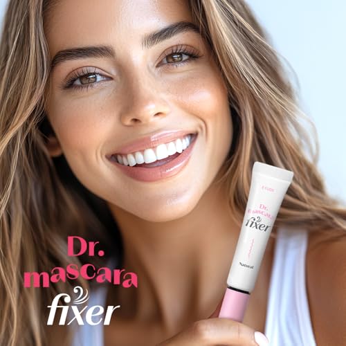 Image of ETUDE Dr. Mascara Fixer, Korean Mascara Fixer, Natural Extension, Lengthening, Smudge-Proof, Korean Makeup, Beauty, Micro Black Fiber Formula, Brown (0.203 Fl Oz)