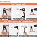 AOBEN 24PCS Garage Hooks, Heavy Duty Double Garage Hanger Organizer Wall Mount Iron Anti-Slip Garage Storage Hooks for Ladder, Power Tool,Bike,Ropes（23 Hooks & 1 hoder Strap-Orange