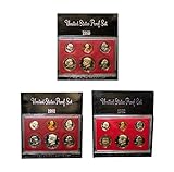 1980 S -1982 US Mint Set Clad Proof Set Run 18 coins