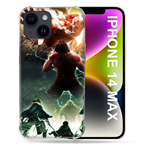 Coque MagSafe iPhone 14 Pro Manga Attaque Titans Combat Idéale au Quotidien