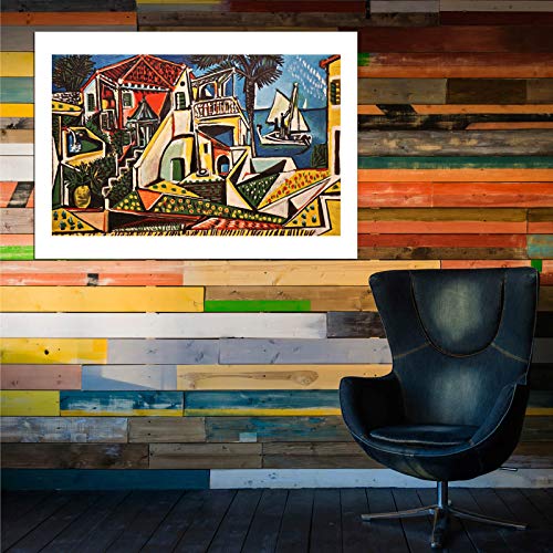Affiche encadrée Pablo Picasso Paysage méditerranéen grand format XL - 6