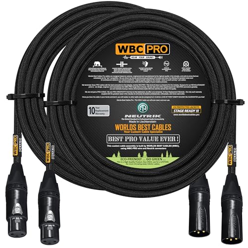 Câble Star-Quad ultra flexible XLR Neutrik tweed noir 22,9 m pour scène et studio