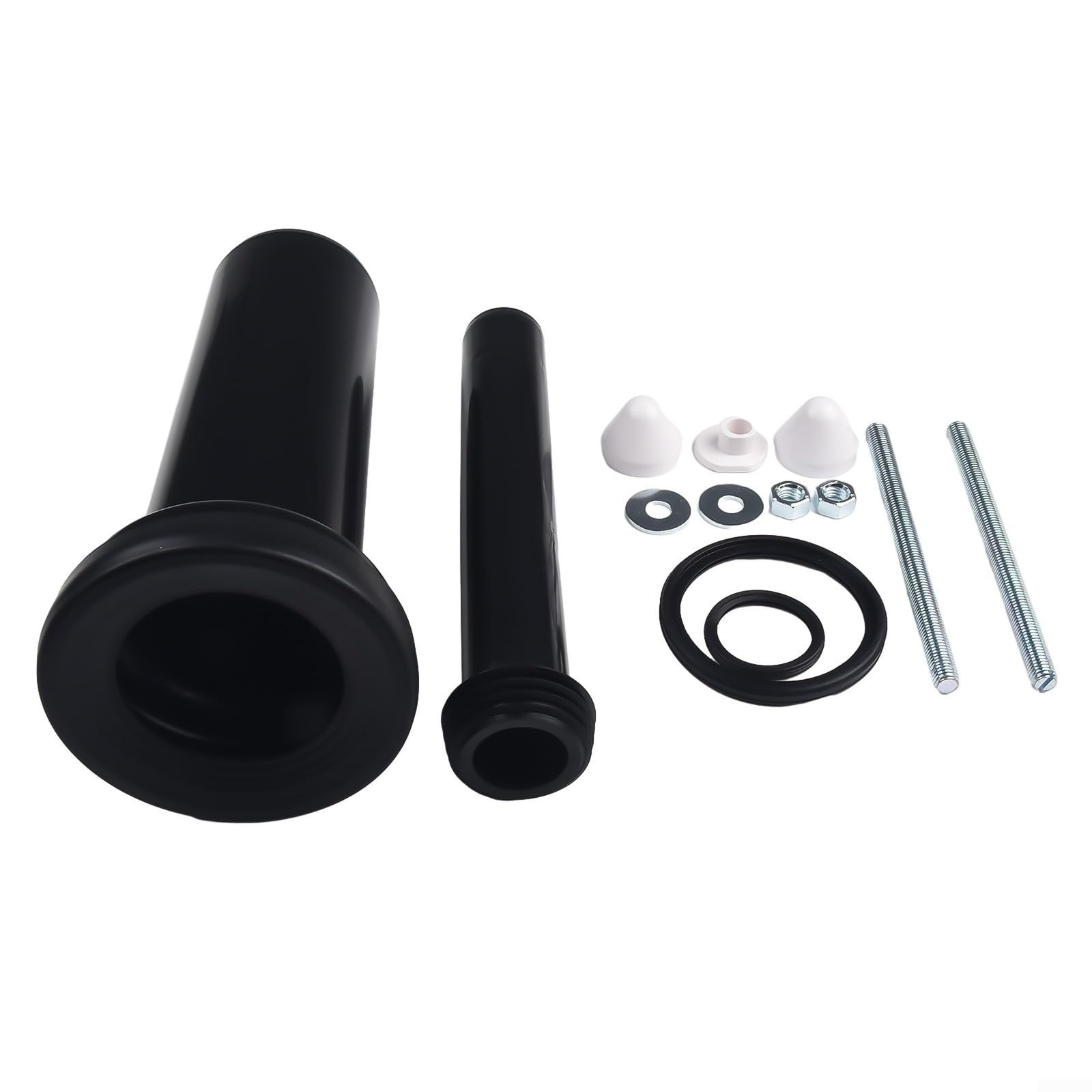 Kit de connecteur de 300 mm pour châssis de réservoir uniquement, kit de connecteur de cadre de réservoir de WC avec rallonge de tuyau de chasse d'eau de 45 mm à fixation murale