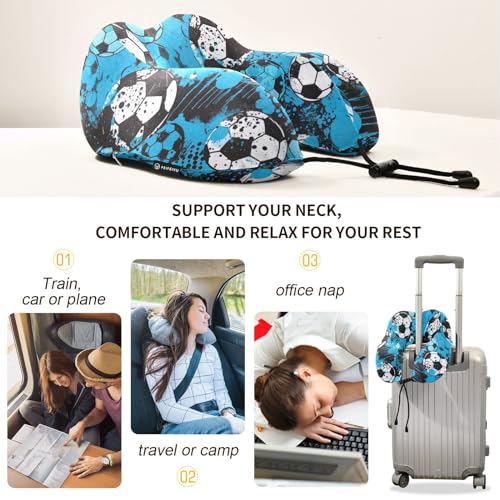 Almohada de espuma viscoelástica para cuello tamaño único miniatura 4