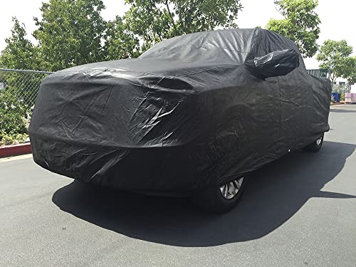 Image of CarsCover Custom Fits for 1998-2018 Dodge Ram 1500 Crew Cab Quad Cab 5.7ft Bed Box Short Bed Xtrashield Black Truck Car Cover