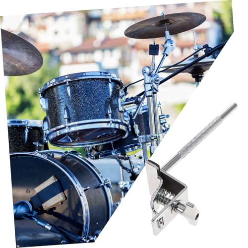 Soporte para cowbell de batería con abrazadera y extensión para hardware de caja y bombo miniatura 5