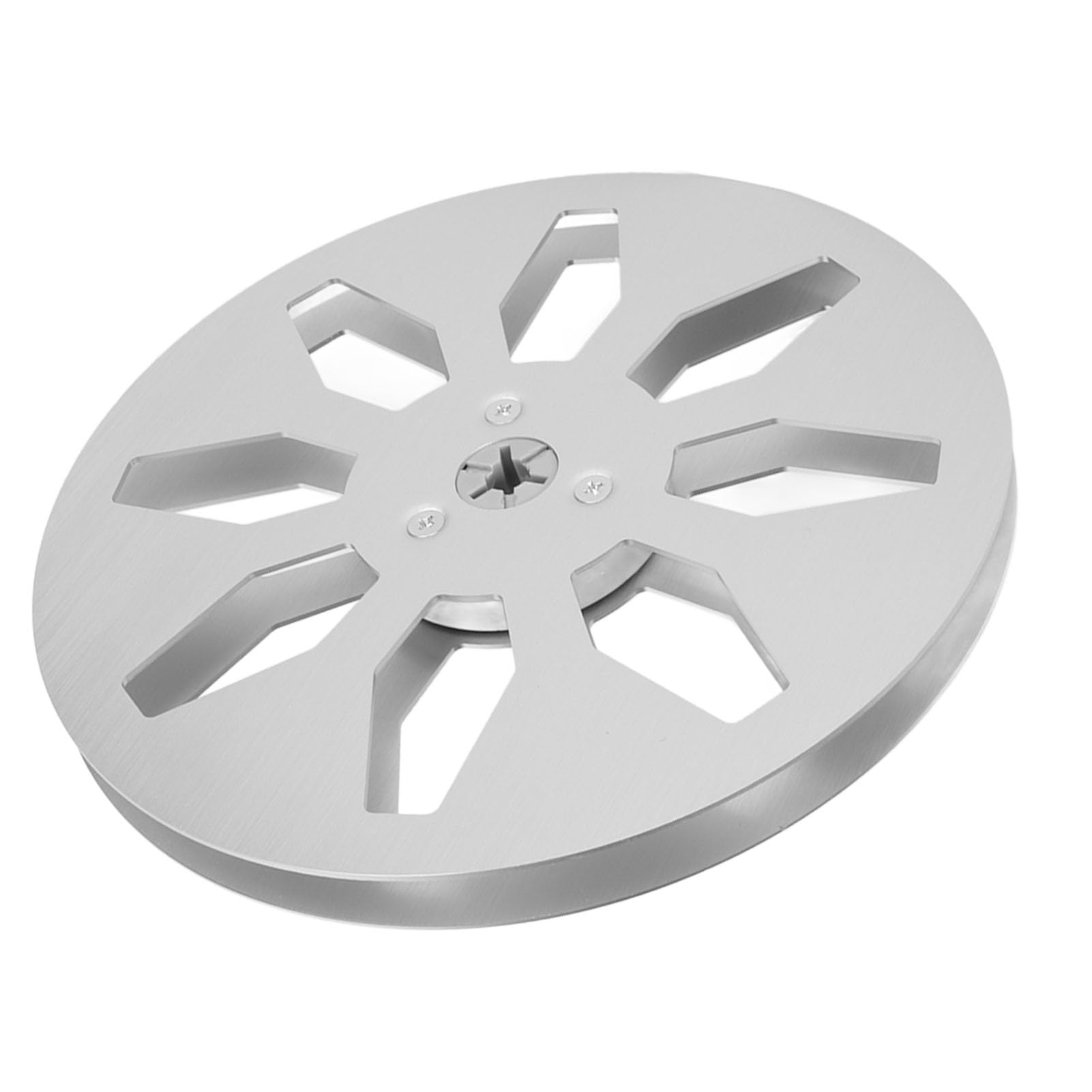 Naroote Bobine Vide en Aluminium de 7 Pouces, 1/4, pour Ruban Adhésif