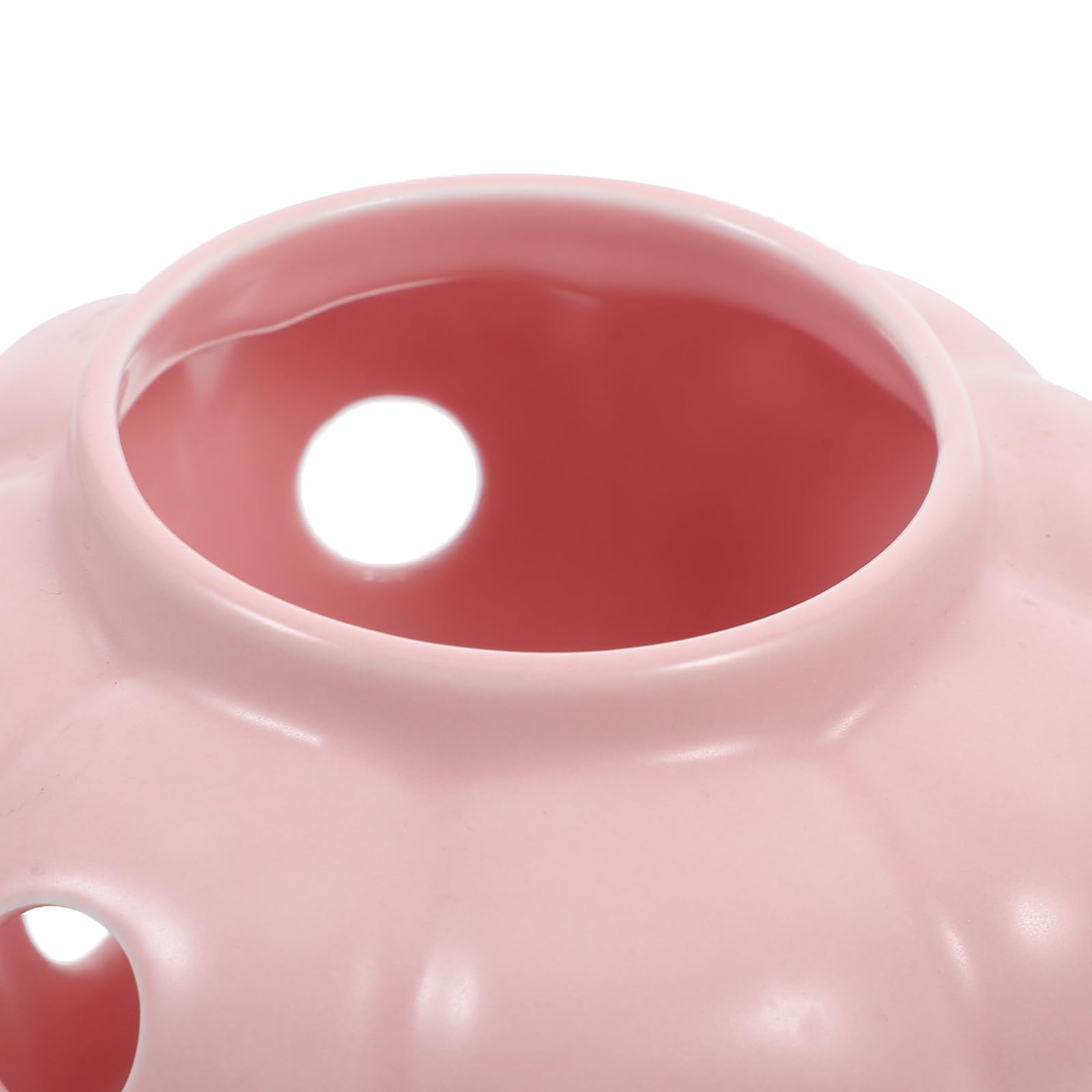 OSALADI Recipiente de Cerámica Tapa Ventilada Gran Capacidad Fácil de Limpiar para Almacenamiento de Ajo y Jengibre Adecuado para Accesorios de Cocina Hogar