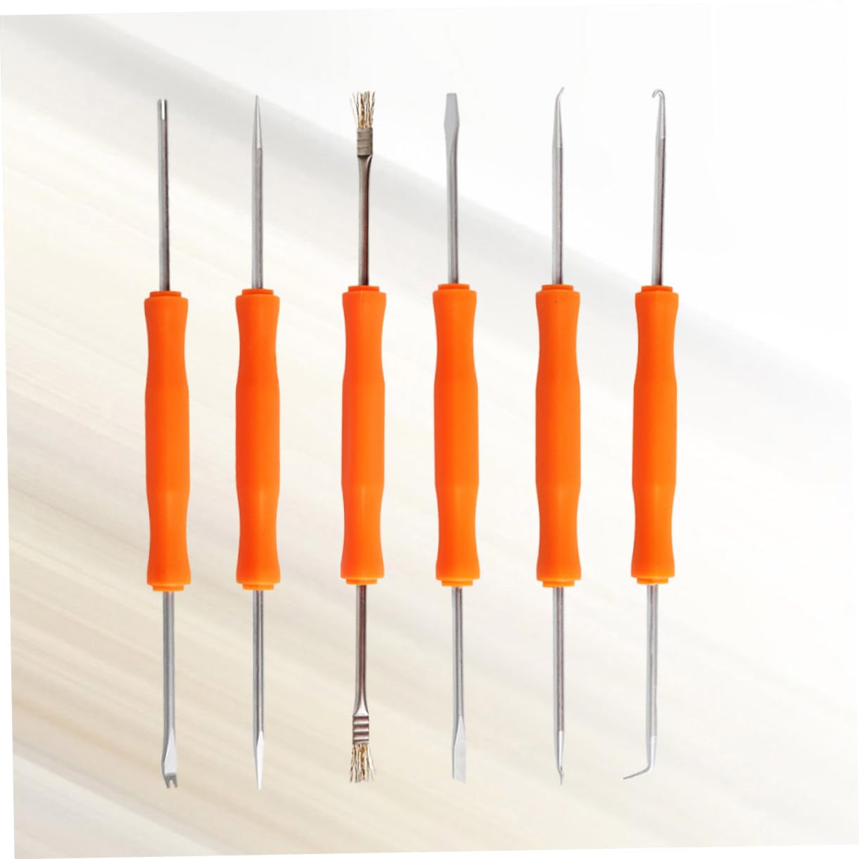 Angoily 6-in-1 Löthilfswerkzeugset für Leiterplatten mit Entlöthilfe Pcb Reinigungsset aus Metall Zubehör für Löten und Reparatur von Elektronik
