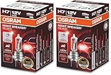 Osram Night Breaker Silver H7, +100% mehr Helligkeit, Halogen-Scheinwerferlampe, 64210NBS, 12V Pkw, Faltschachtel (1 Lampe) (Packung mit 2)