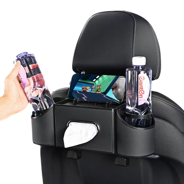 4-in-1 car organizer back seat, Multi-Pocket backseat...