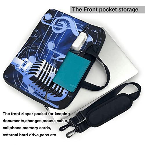Sac ordinateur portable notes de musique grande capacité pour le travail
