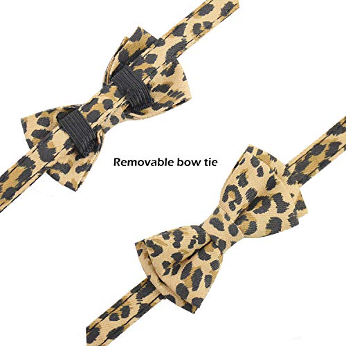 Image of Bowtie Cat Collars Breakaway with Bell, Adjustable Cute Kitty Collars Safety Buckle Kitten Collar for Cat Puppy 7.5-11in (16)