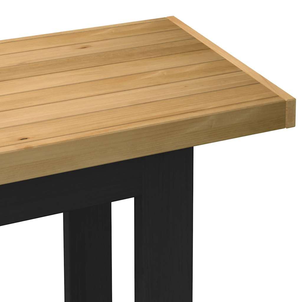 vidaXL Escritorio NOAIN Patas en U Madera Maciza Pino 120x50x75 cm, Escritorio de Escritura, Escritorio de Oficina, Escritorio de Trabajo