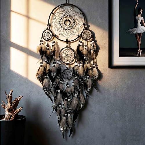 Dream Catchers for Adults Black Dream Catchers Large Dream Catcher Boho Dream Catcher Wall Decor for Boys Teen Room Decor Dorm Living Room Hanging Decoration Festival Gifts Dream Catchers for Adults Black Dream Catchers Large Dream Catcher Boho Dream Catcher Wall Decor for Boys Teen Room Decor Dorm Living Room Hanging Decoration Festival Gifts