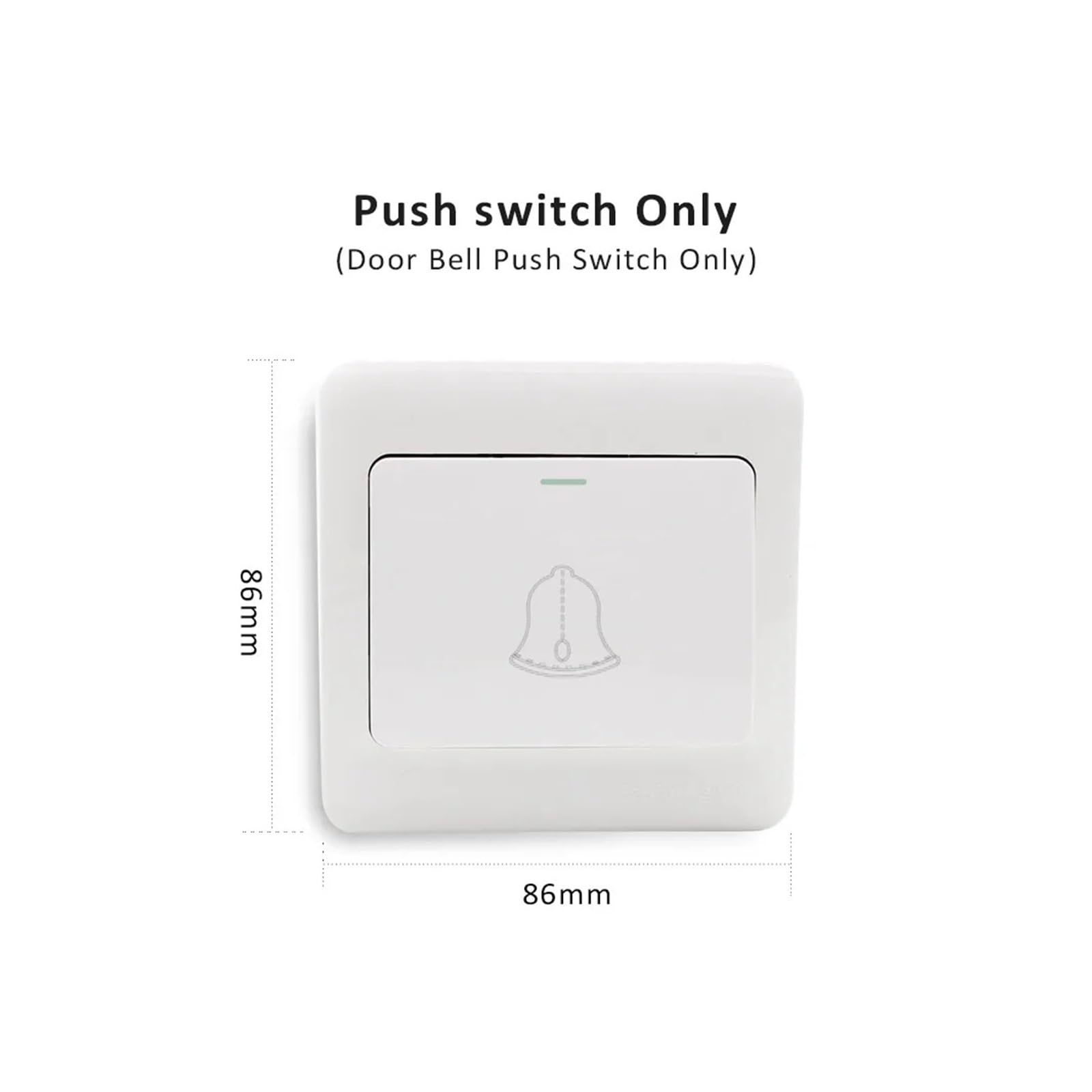 Atenuador LED 12V 5V 24V 36V 8A Interruptor PWM con control remoto táctil de ajuste de brillo 2.4G, adecuado for tira de luz LED de un solo color V1(Push Switch Only)