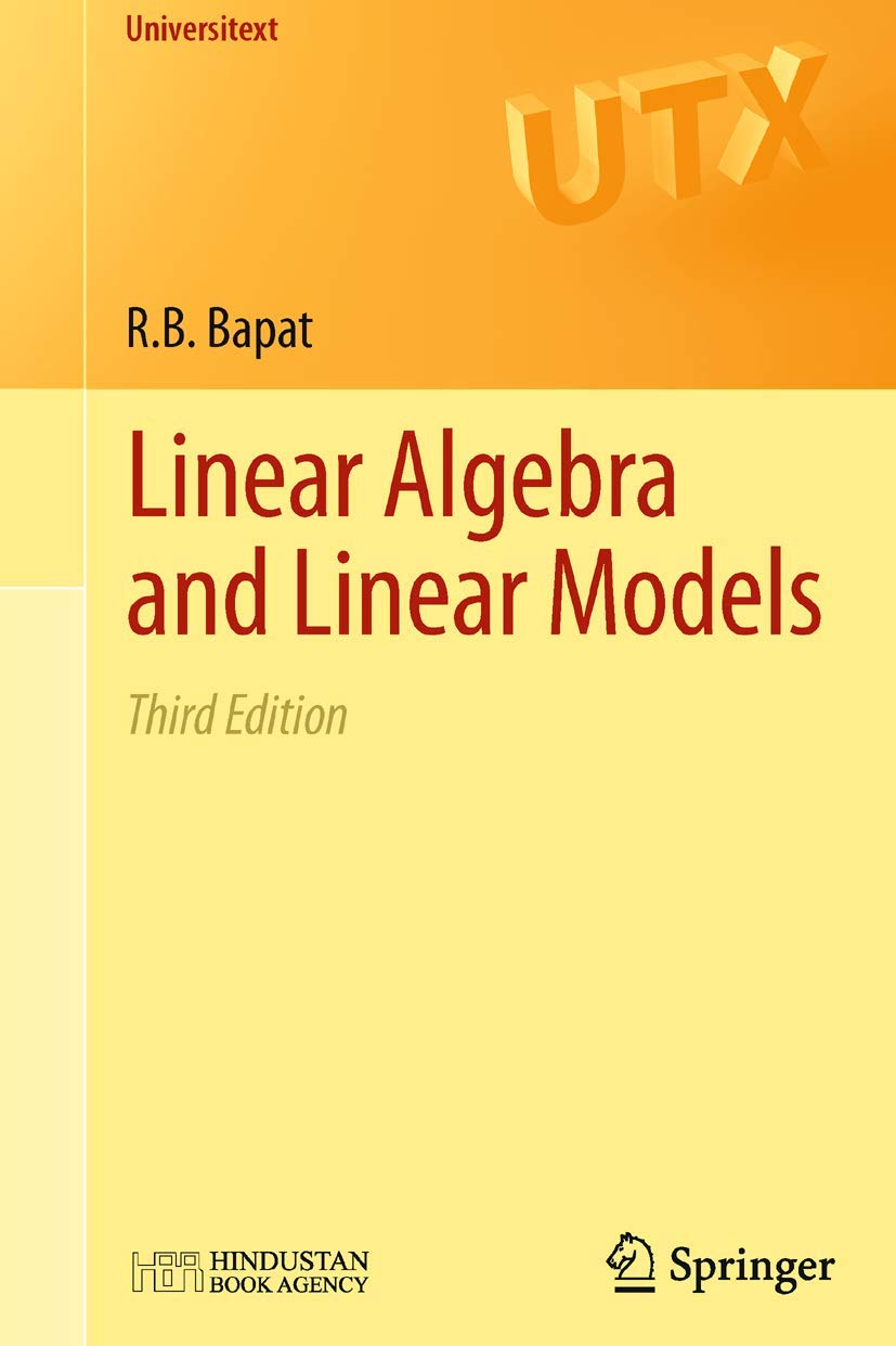 Buy Linear Algebra and Linear Models (Universitext) — BookShops.in