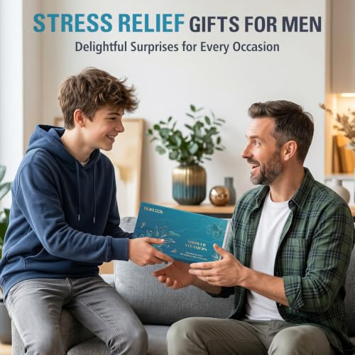 Bofuoos Geschenke für Männer, Badebomben Aromatherapie Geburtstagsgeschenk Geschenke for Männer, SPA Stressabbau Duschdampfer Vatertagsgeschenke personalisiert für Papa (8 Stück)