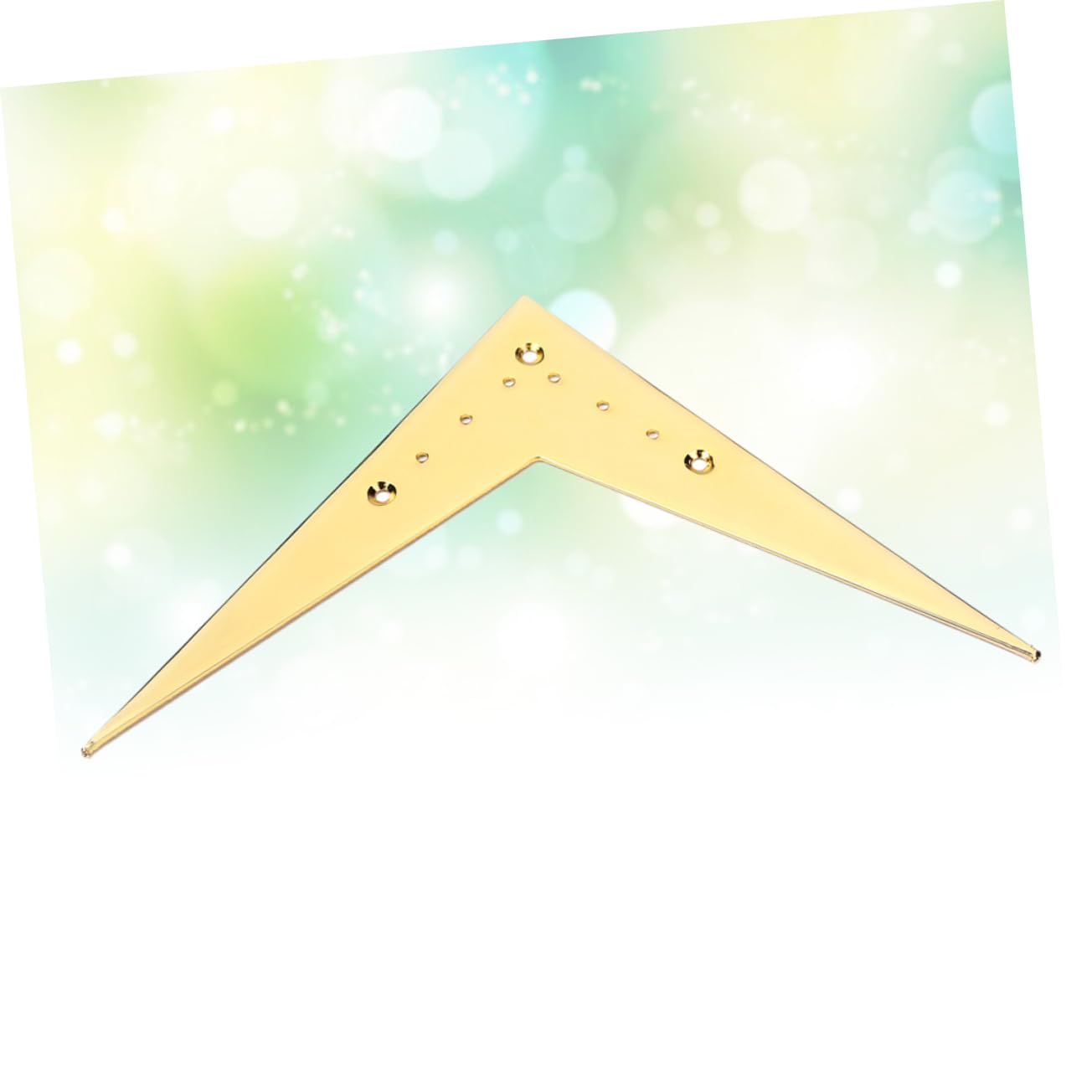 GOOHOCHY 2pcs Guitar Vibrato Tailpiece 6-string V-style Bridge Solid Sturdy Easy Installation No Mounting Screws