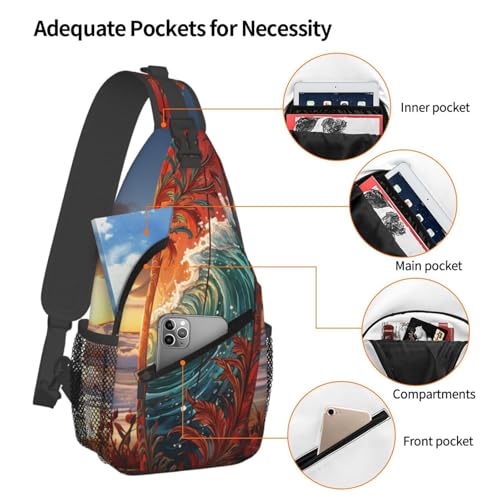 Bolso Pequeño de Bandolera para Senderismo en Negro miniatura 4