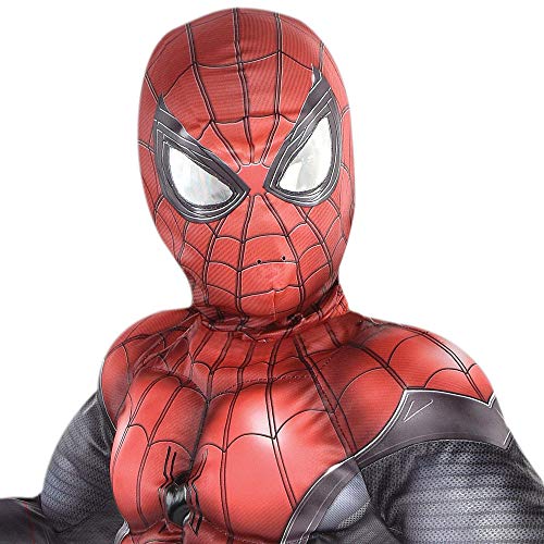 Party City SpiderMan Far From Home SpiderMan Muscle Costume for