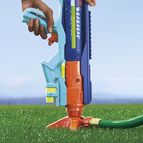Nerf Super Soaker Power Drench Wasserblaster, mit innovativer Druck-Ladestation (inkludiert) und Zwei starken Spritzmodi, Wasserspielzeug für Jungen und Mädchen ab 8 Jahren