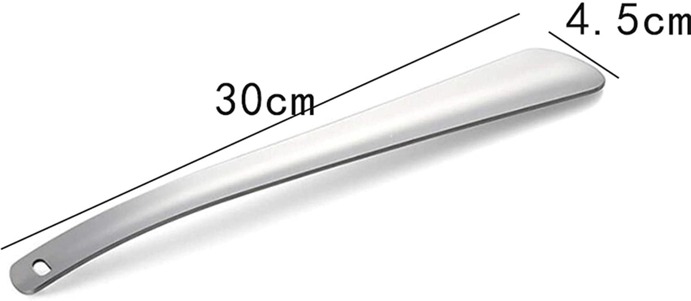 Schuhlöffel, Schuhlöffel-Expander, Schuhlöffel, extra Langer Griff, Metall-Schuhlöffel, Edelstahl-Schuhlöffel für Herren, Edelstahl-Metall-Schuhlöffel-Abzieher