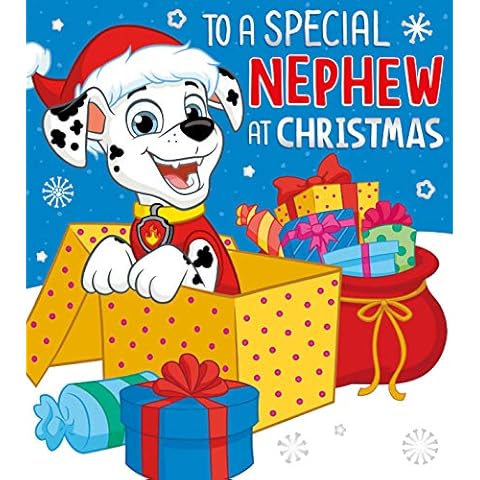Paw Patrol PTX23 Nephew Christmas Card Cover