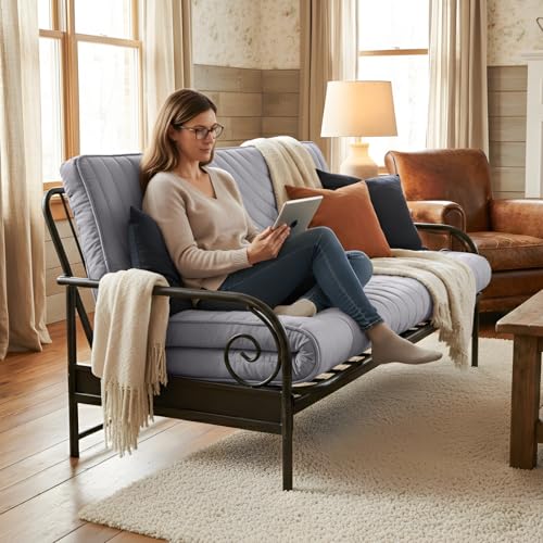 Image of ZonLi Japanese Floor Mattress Futon Mattress Full Size, Thicken Roll Up Tatami Mat Washable Cover, Portable & Foldable Floor Bed Mattress for Sleeping, Dormitory, Adult