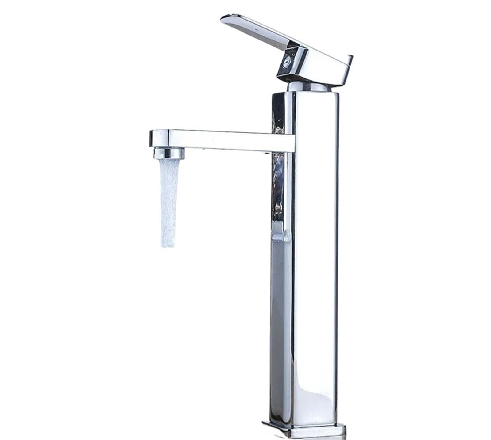Bateria umywalkowa ze stali nierdzewnej, jednouchwytowa bateria łazienkowa z uchwytem, bateria mieszająca do WC, bateria z mieszaczem ciepłej i zimnej wody na blacie (60 cm, 2 sztuki)