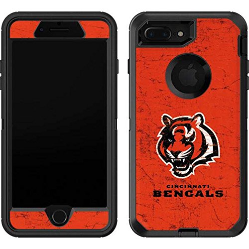 Skinit Decal Skin Compatible with OtterBox Defender iPhone 7 Plus - Officially Licensed NFL Cincinnati Bengals - Alternate Distressed Design