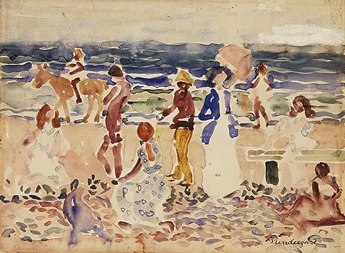 Tableau Toile Maurice par Prendergast - Affiches d'Art Plage 60x90cm