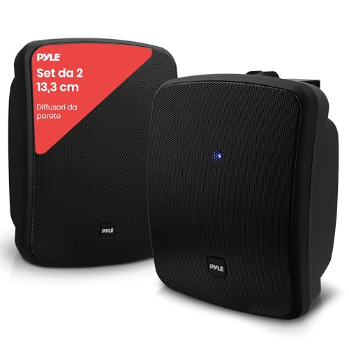 🛠️ Montaggio universale: cassa musica bluetooth con staffa regolabile per parete, soffitto o angolo, griglia robusta inclusa.