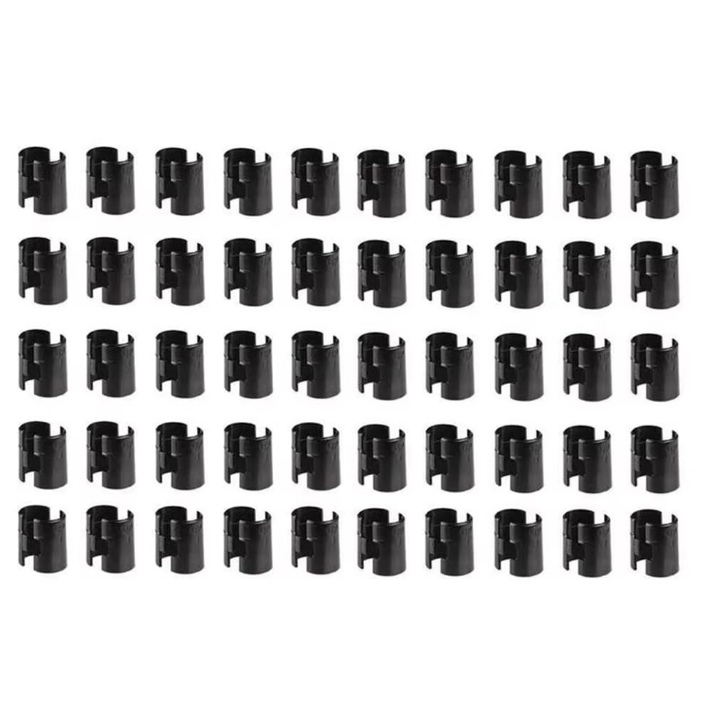 Regalclips 50 Stück für Drahtclips Ersatzsperrclips für Drahtregalhülsen Regalzubehör