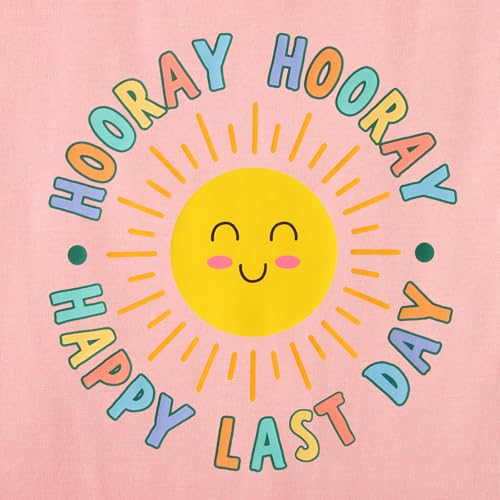 Image of GLIGLITTR Last Day of School Shirt Kids Girls Sunshine End of School T-Shirt Students Graduation Gifts Summer Tee Tops