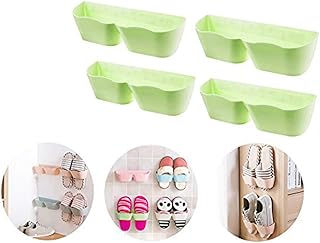 Glodenbridge, supporto porta scarpe in plastica, creativo, da parete, per casa Blue