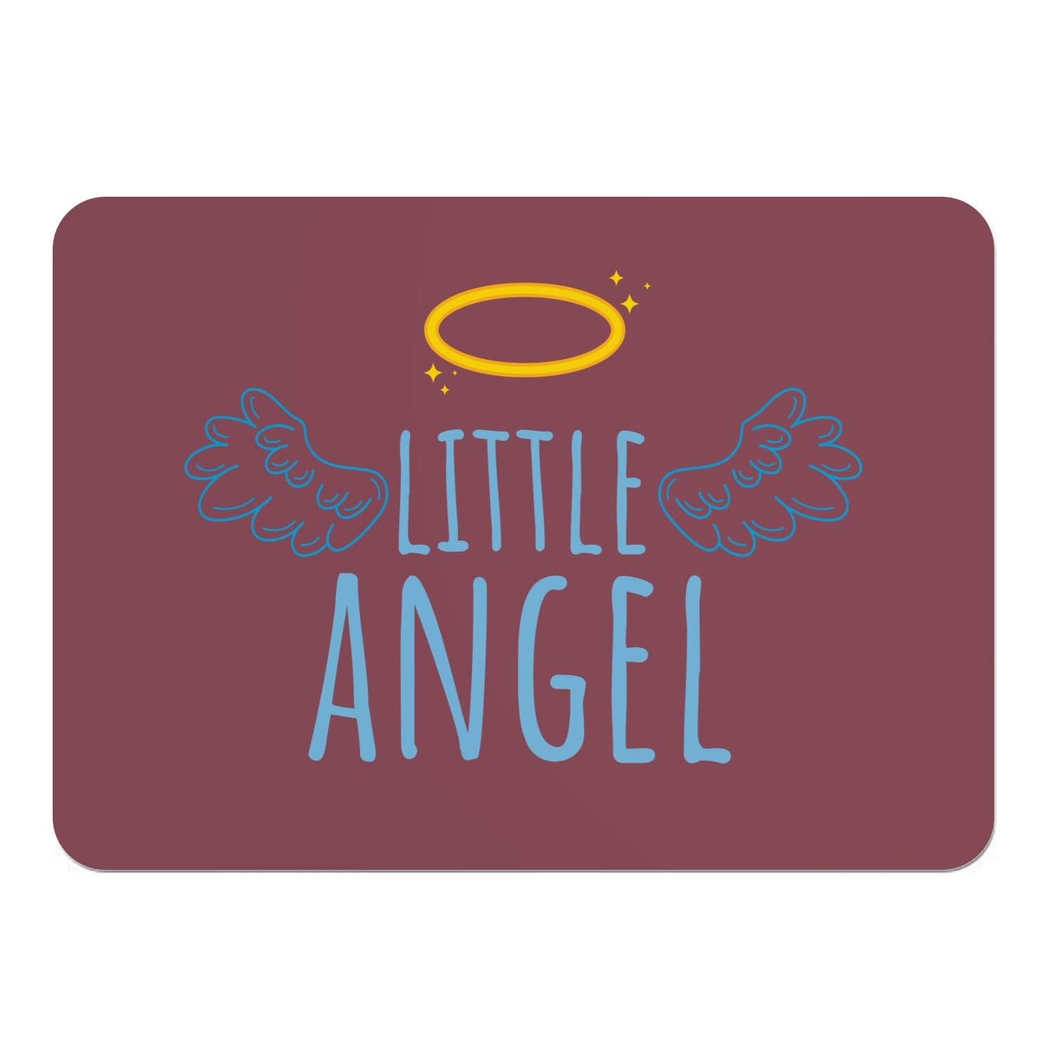 Sets de table souple rouge anti-rayure lot de 4 napperons grand format dessous liège Little Angel