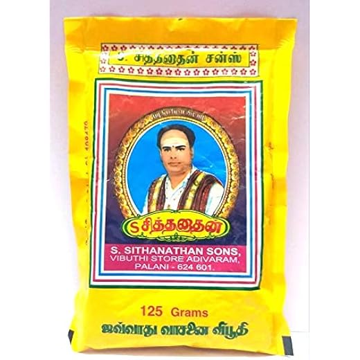 Madurai Vibhuti Pack 125g