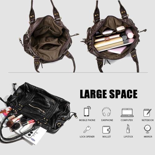 Bolso Tote para Mujer 12L Piel Suave con Correas Removibles miniatura 6