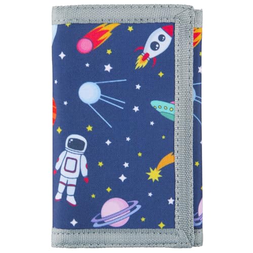 Image of Kids Wallet for Boys Ages 4-12, Space Boys Wallet, Toddler Wallets with Coin Pocket, Novelty Christmas & Birthday Gift