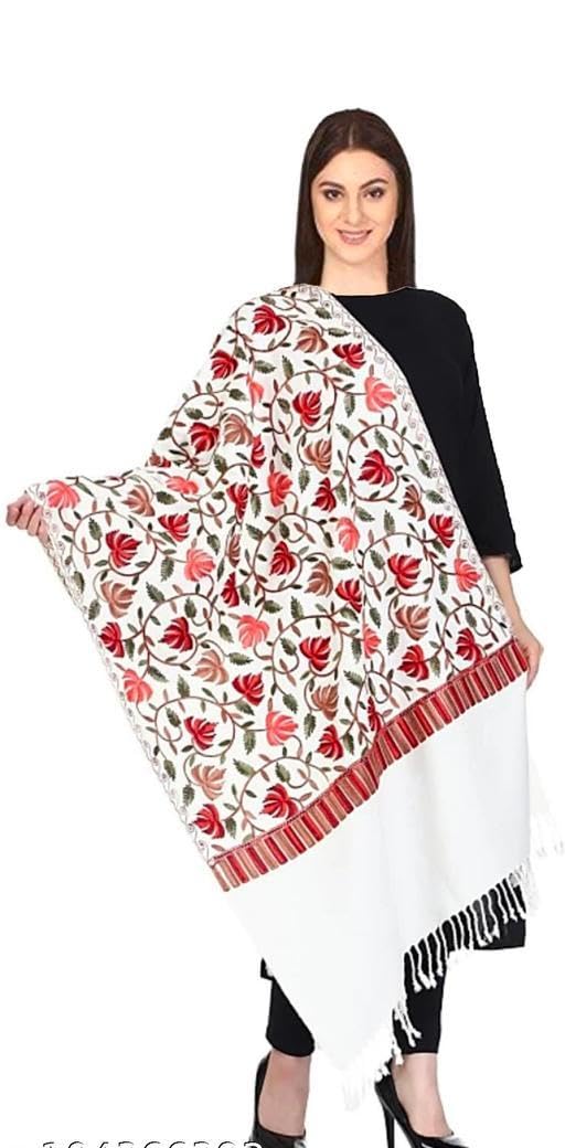 WOMEN SHAWLS, WOMEN STOLES,SHAWLS FOR WOMEN, SHAWLS,STOLES, EMBROIDERY SHAWL FOR WOMEN,EMBROID AMR-P001-image-18