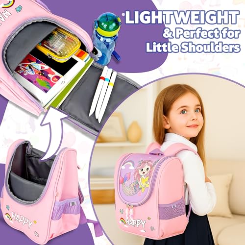 Image of Storite School Backpack for Kids Girls 8L|Stylish Durable Water-Resistant Backpack Shoulder School Bags for Girls Kids Birthday Gift